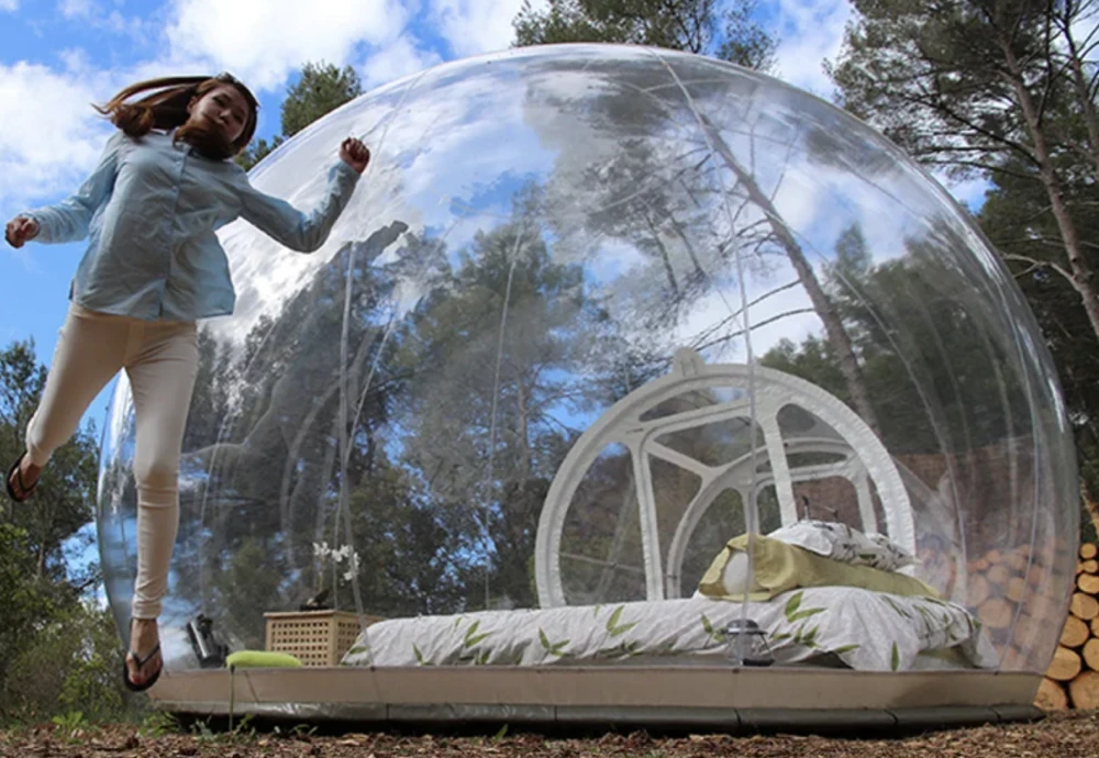 can you live in a bubble tent